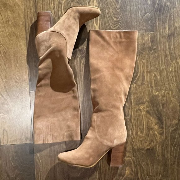 Michael Kors Leigh Suede Knee High Boots Size: 10 - Picture 2 of 16